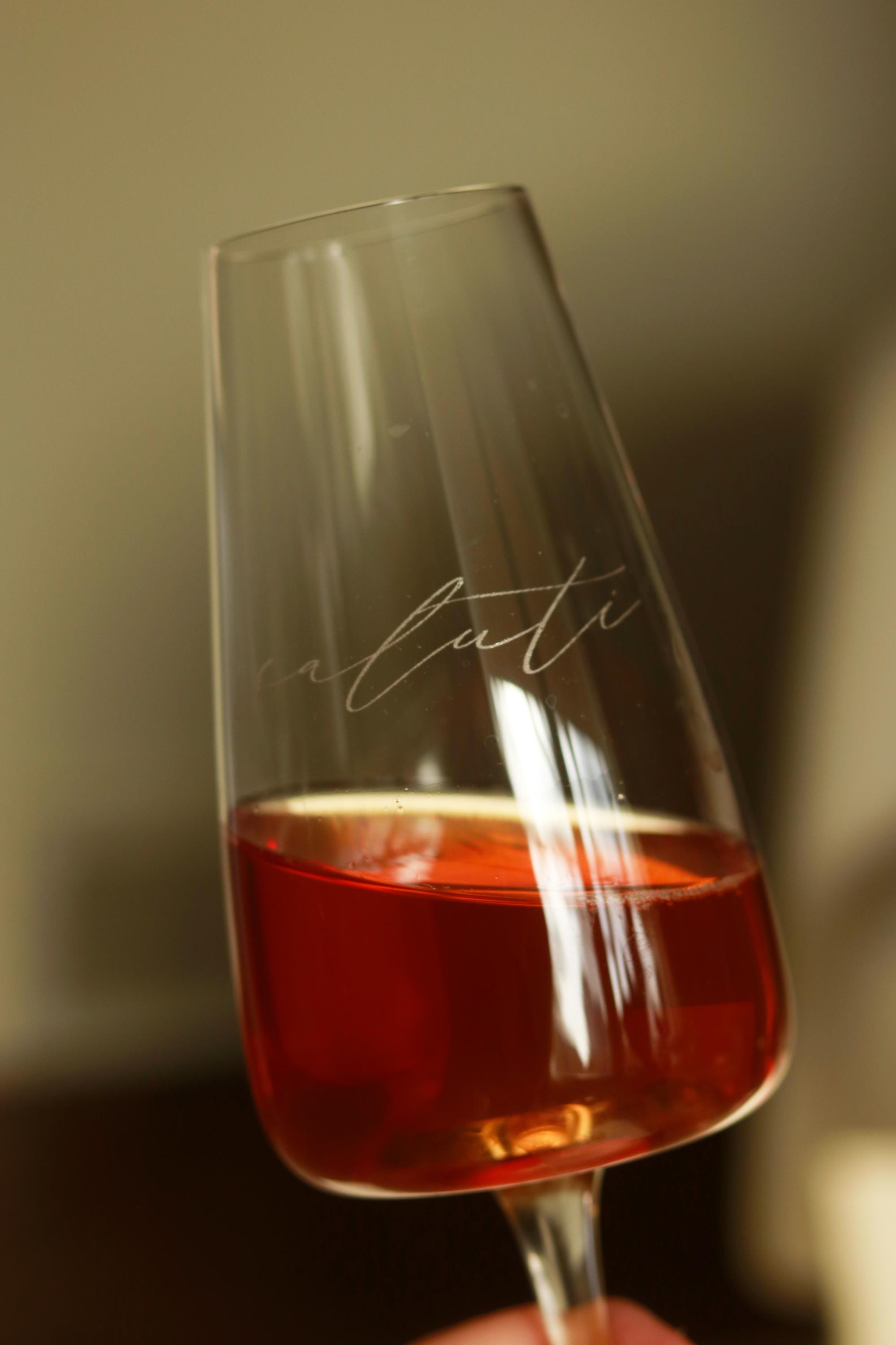 Personalized Engraved Champagne Glass – Custom Script Name Wedding Gift, Bridesmaid Keepsake