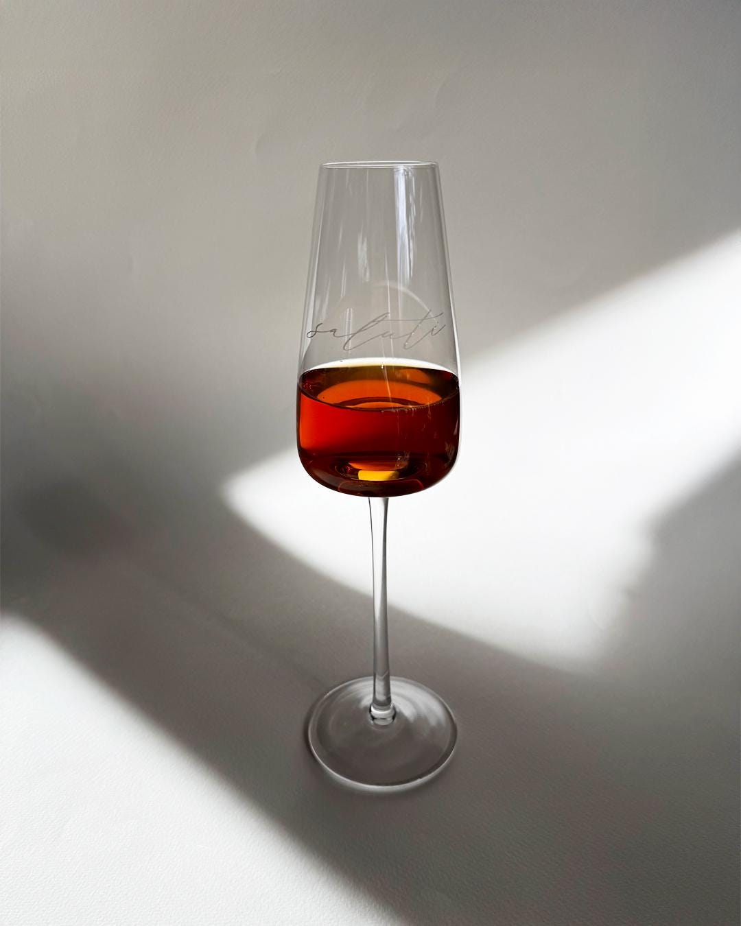 Personalized Engraved Champagne Glass – Custom Script Name Wedding Gift, Bridesmaid Keepsake