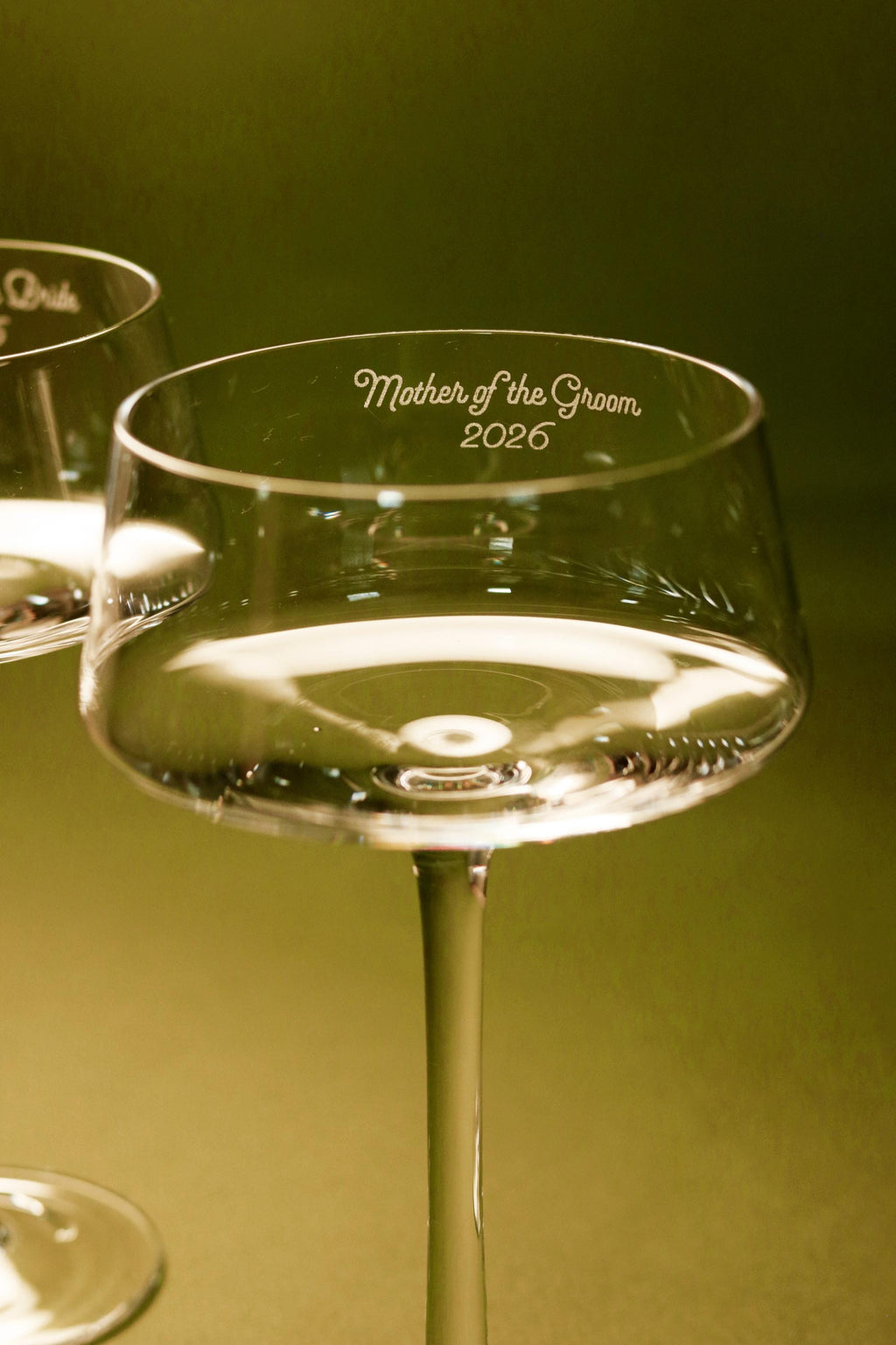 Engraved Champagne Flute – Personalized Wedding Toasting Glass, Custom Name Keepsake