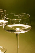 Engraved Champagne Flute – Personalized Wedding Toasting Glass, Custom Name Keepsake