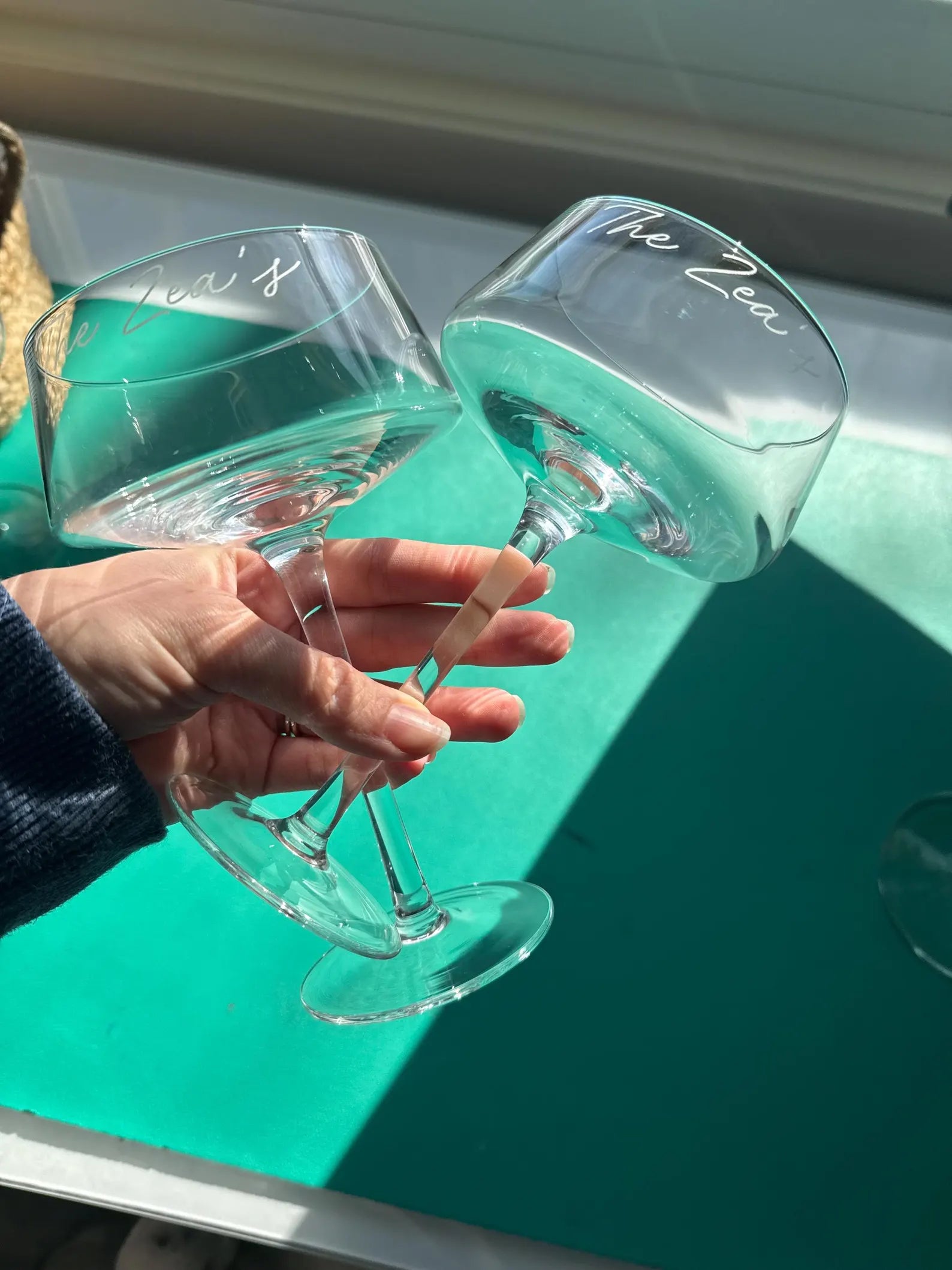 Engraved Champagne Flute – Personalized Wedding Toasting Glass, Custom Name Keepsake